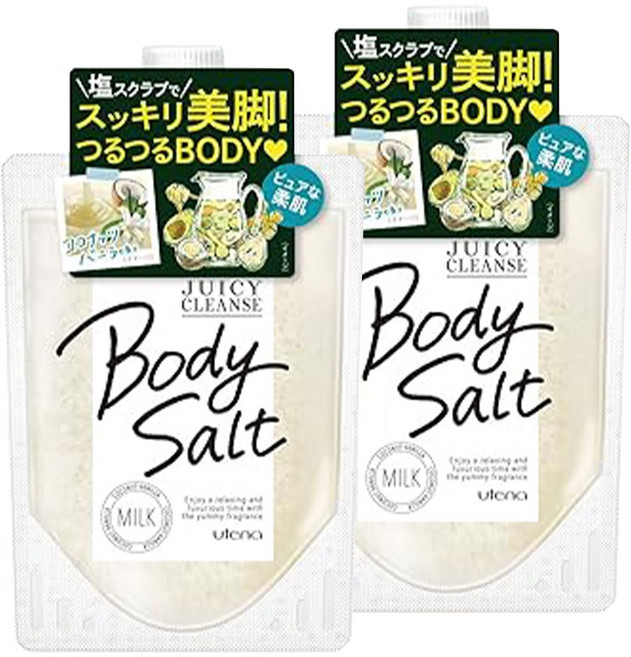 utena 佑天蘭 Body Salt水果鹽磨砂膏 椰子香草香, 300g, 2個