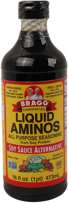 BRAGG 液態氨基酸醬油替代品, 1個, 473ml