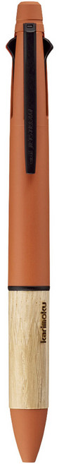 Uni 三菱 JETSTREAM Karimoku 多功能筆 0.5mm MSXE5KF05, 1個, 夕陽橘