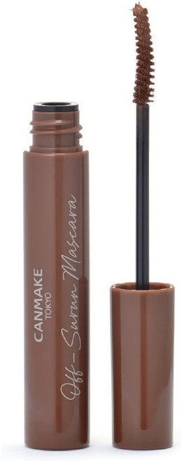 CANMAKE Off-Surun Mascara 易卸防水捲翹纖長睫毛膏 02 柔和棕, 1個