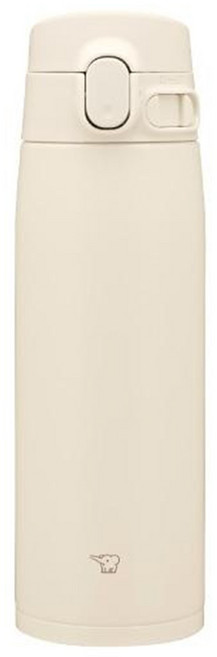 ZOJIRUSHI 象印 彈蓋式輕量保溫瓶, 奶油白, 600ml, 1個