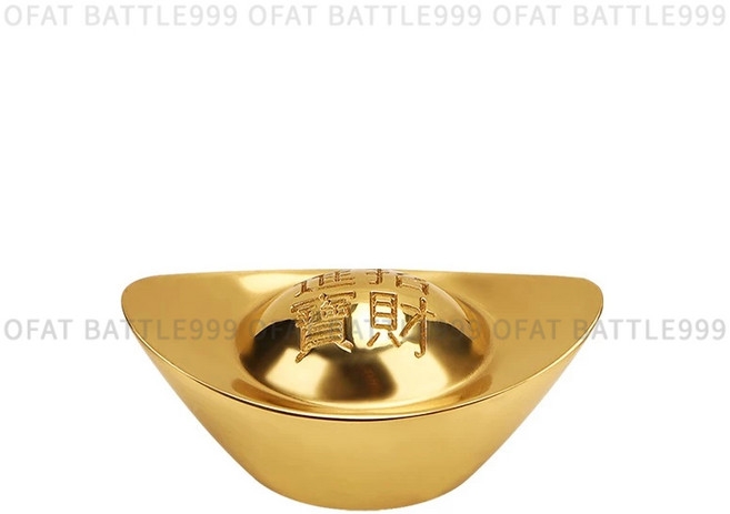 大款實心金元寶擺飾 - 招財進寶過年裝飾/開幕禮品