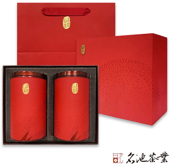 名池茶業 陳年老茶球型茶葉, 1盒, 150g, 2罐