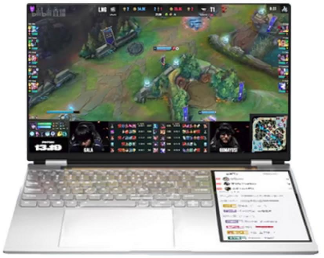 15.6吋雙螢幕筆電 (7吋觸控副螢幕), 黑色, 1台, 1TB, 16GB, WIN11 S