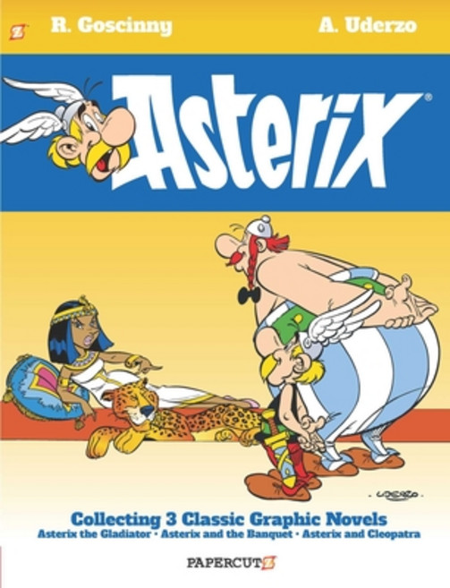 Asterix Omnibus #2: Collects Asterix the Gladiator Asterix and the Banquet and Asterix and Cleopatra 精裝版, Papercutz, 英文