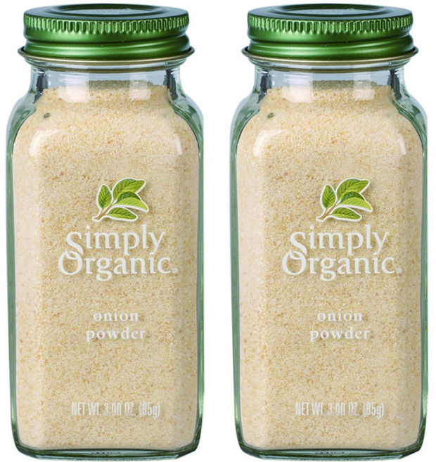 Simply Organic 洋蔥粉, 2個, 85g