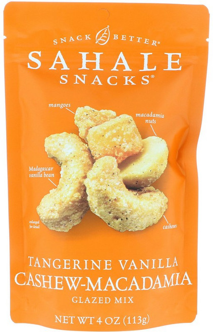 SAHALE SNACKS 柑橘香草腰果夏威夷豆混合堅果, 113g, 1個