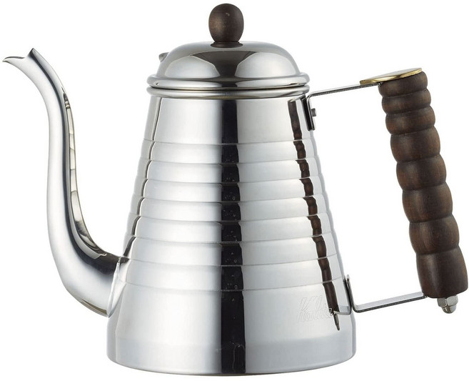 Kalita Wave木柄不鏽鋼手沖咖啡壺 1L, 1個, 單品