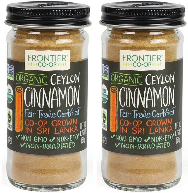 FRONTIER CO-OP 錫蘭肉桂粉, 2罐, 50g