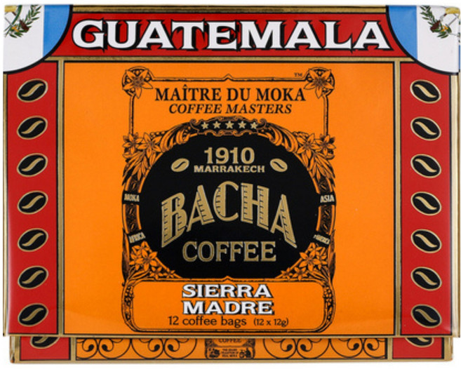 BACHACOFFEE 馬德雷濾掛咖啡禮盒, 1盒, 12包, 12g