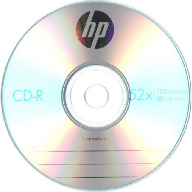 光碟片 DVD-R 空白光碟, HP CD-R 52X, 100個