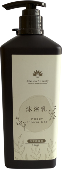 Johnson Diversity 木質調香氛沐浴乳 溫和潔淨 持久保濕 350ml