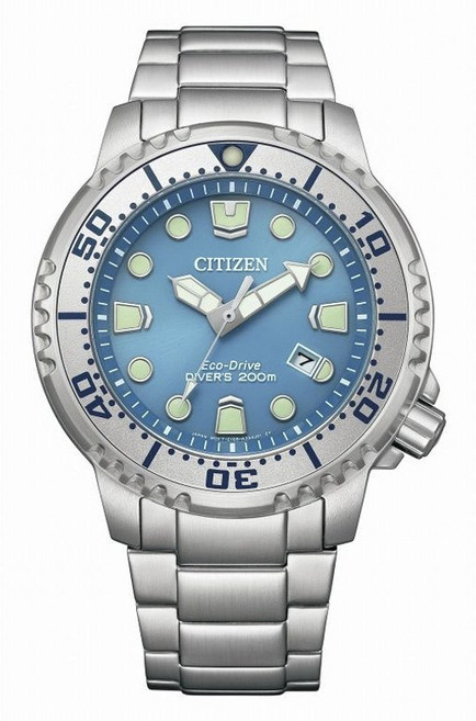 CITIZEN Promaster冰川藍光動能潛水男錶 BN0165-55L