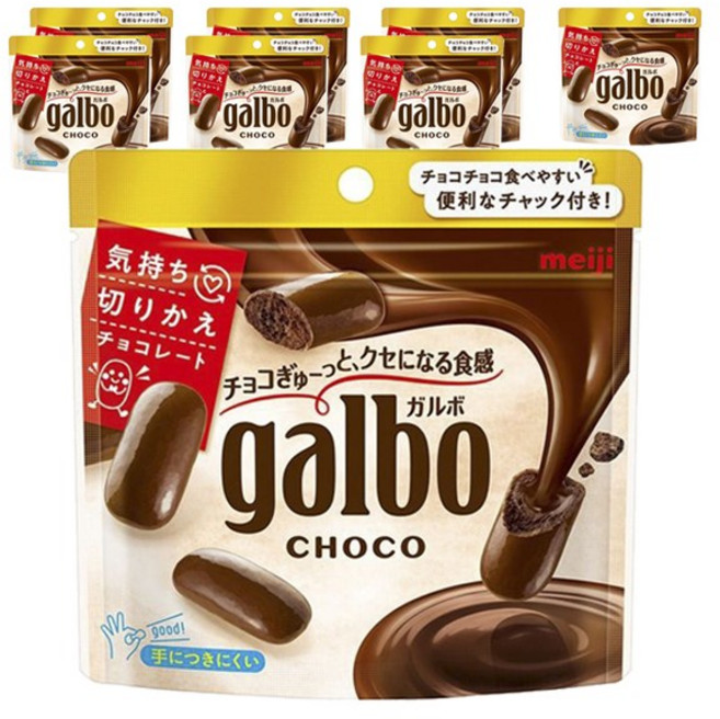 meiji 明治 Galbo巧酥可可球, 8個, 59g