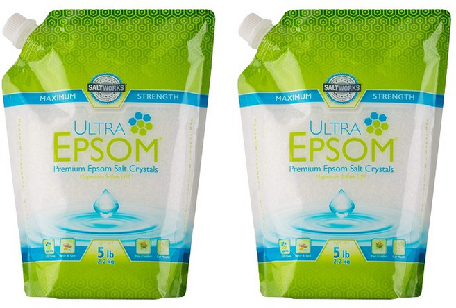 ULTRAEPSOM 瀉鹽沐浴鹽, 2個, 2.2公斤