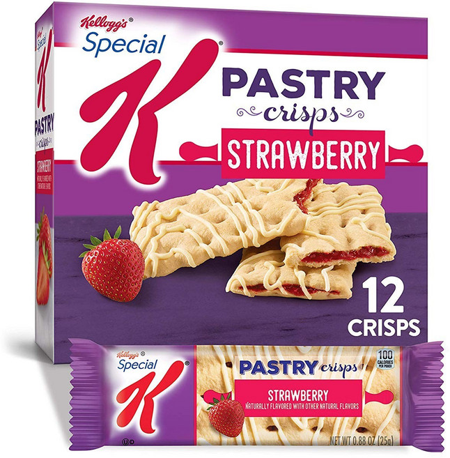 Kellogg's 家樂氏 Special K Pastry草莓餡脆餅, 6入, 25g