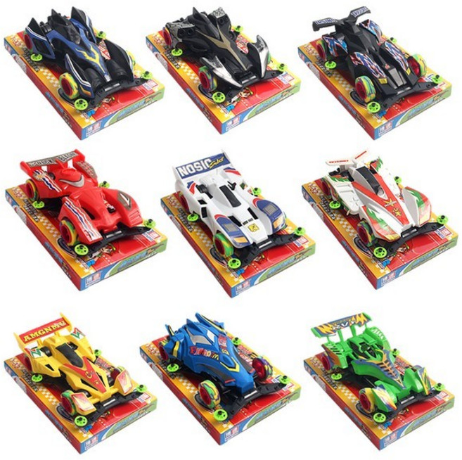 博速 軌道車 成品 海綿胎 -義800B 免組裝四驅車 兒童玩具, 多種顏色, 1個