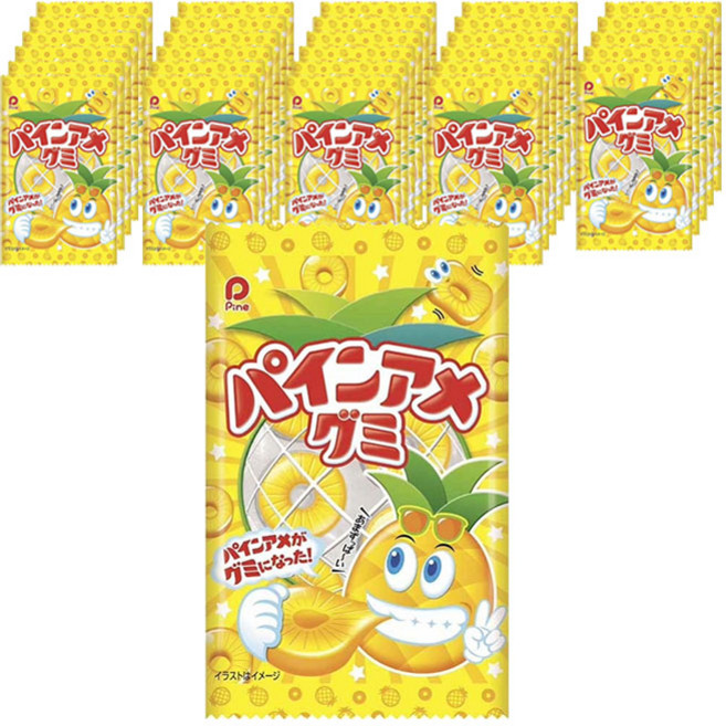 Pine 鳳梨風味軟糖, 30個