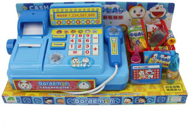 Doraemon 哆啦A夢電動收銀機 扮家家酒玩具, 一個入
