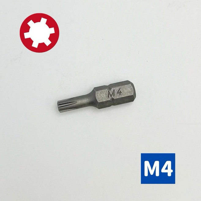 六齒輪起子頭組 25mm 6.35mm S2鋼材 附磁性 螺絲批頭 M4 M5 M6 M8 M9