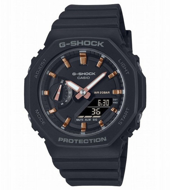 CASIO 卡西歐 G-SHOCK WR 20BAR 男女通用 防護運動手錶 GMA-S2100-1AJF