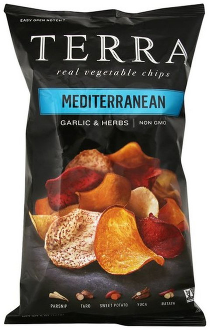 TERRA CHIPS 地中海蔬菜洋芋片 香草大蒜風味, 1包, 141g