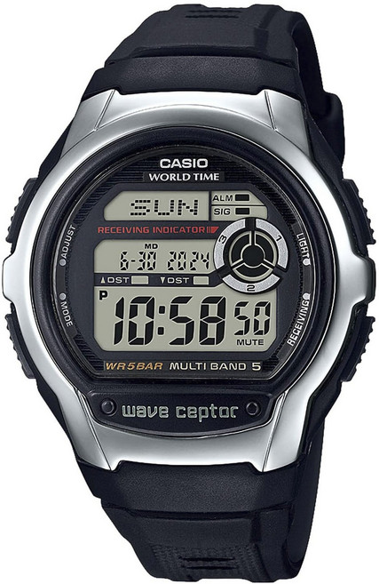 CASIO 卡西歐 Wave Ceptor男性手錶 WV-M60R-1AJF 黑色