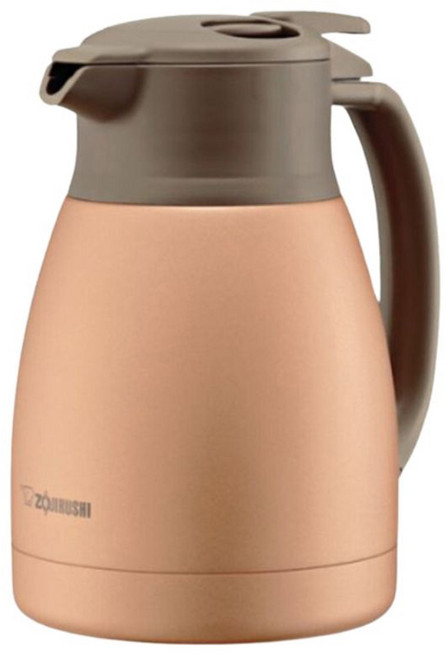 ZOJIRUSHI 象印 桌上型不鏽鋼保溫壺 SHHC10NU, 1L, 棕色, 1個