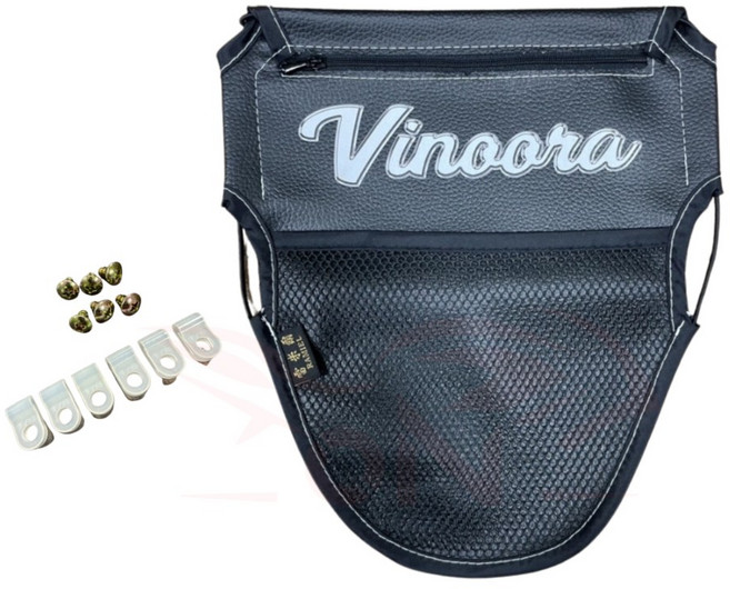 Vinoora M 125 機車置物網袋, 黑色