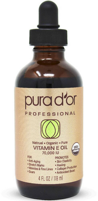 pura d'or 維生素E精油 70000IU, 1瓶, 118ml