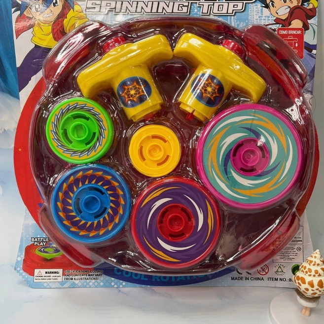戰鬥陀螺 五粒裝, 詳見包裝