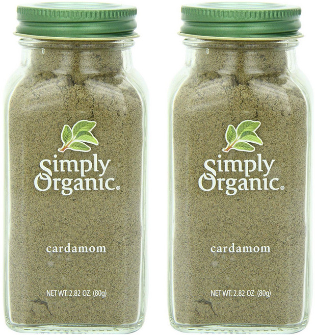 Simply Organic 荳蔻調味料, 2個, 80g