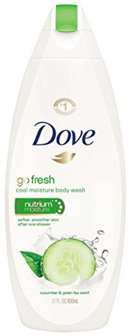 Dove 多芬 沐浴乳 綠茶黃瓜味, 1入, 710ml