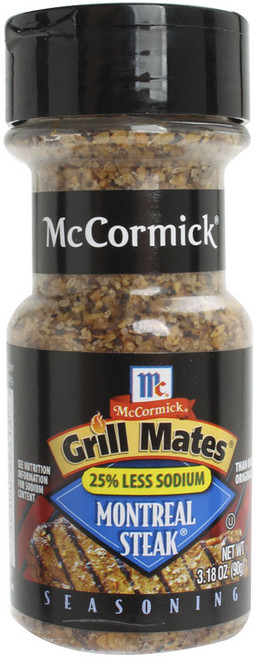 McCormick 味好美 Grill Mates蒙特婁牛排低鈉調味料, 1罐, 90g