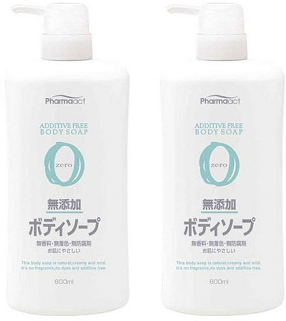 KUMANO 熊野油脂 零身體皂, 2個, 600ml