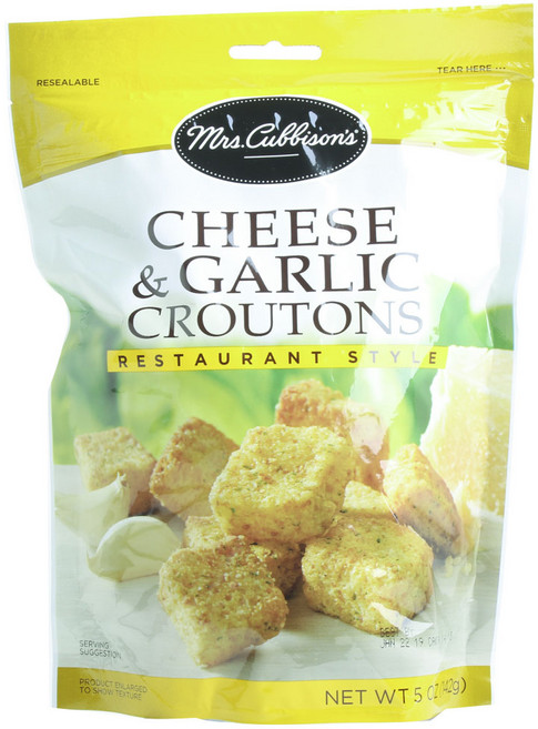 太太 Cubbison 的奶酪和大蒜麵包丁, 1個, 142克