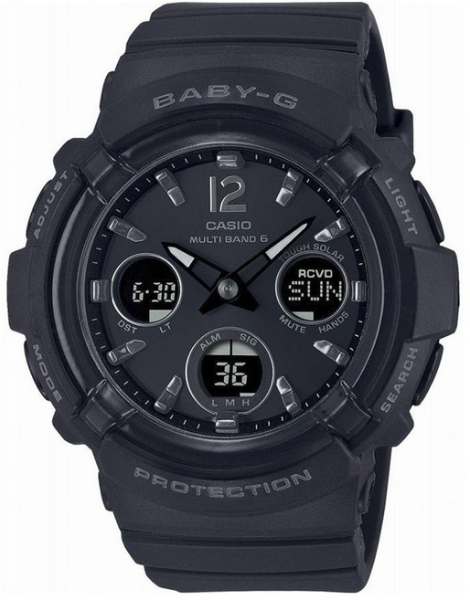 CASIO 卡西歐 BABY-G Multi Band 6 Protection Tough Solar電波女款手錶 BGA-2800-1AJF