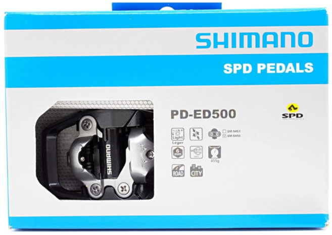 Shimano PD-ED500 SPD系統卡踏, 一雙, 深灰色