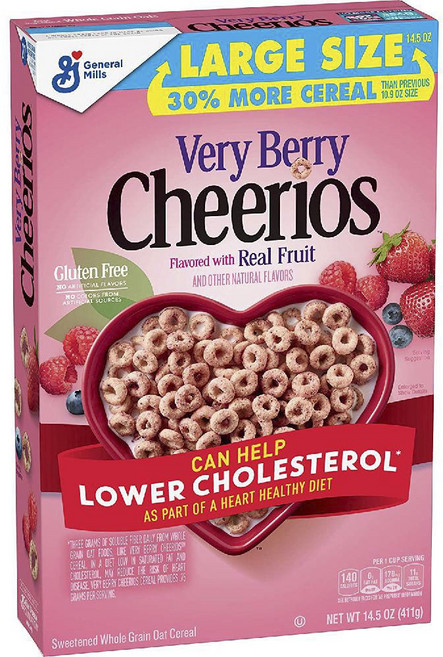 Cheerios 綜合莓果燕麥圈, 1盒, 411g