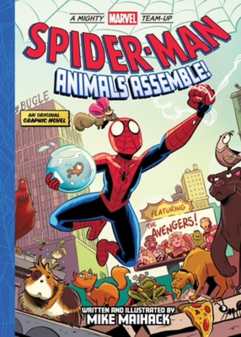 (英文圖書)Spider-Man: Animals Assemble! (a Mighty Marvel Team-Up): An Original Graphic Novel 平裝版, Harry N. Abrams, 英文
