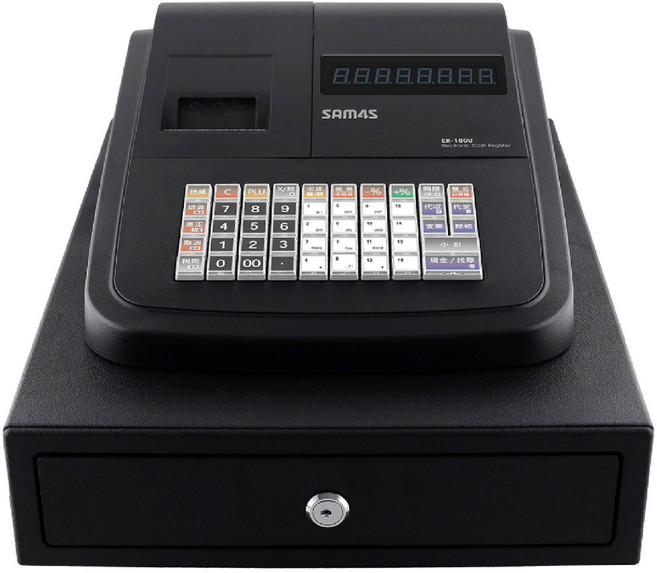 ER-180U 收據收銀機 (附三條紙卷), 黑