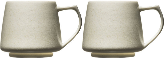 cores Kiki馬克杯, 2個, 白色