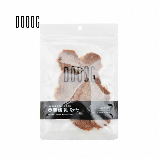DOOOG 寵物零食, 50g, 1個, 番薯嫩雞