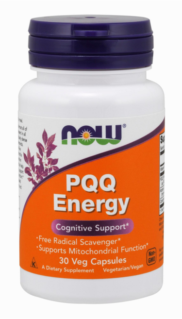 NOW Foods PQQ能量素食膠囊, 30顆, 1罐