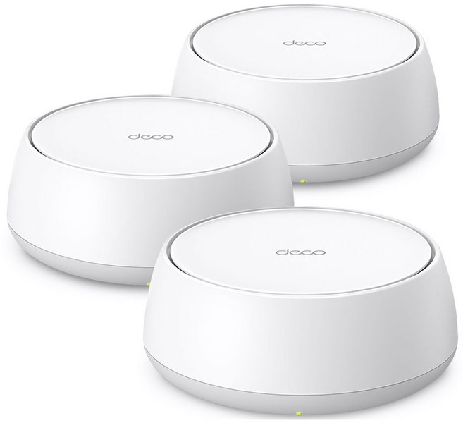 TP-LINK Deco BE25 三入組 Mesh Wi-Fi 7 無線路由器 (BE5000/雙頻) 全屋覆蓋 高速穩定 輕鬆設定, 1套裝