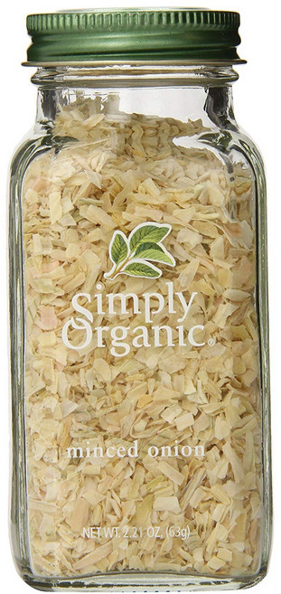 Simply Organic 乾燥洋蔥碎, 1罐, 63g