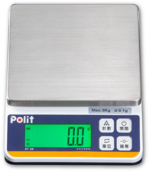 Polit KT-66 電子秤 乾電池插電兩用 精準測量 廚房料理好幫手, 1個, 2000g x 0.1g