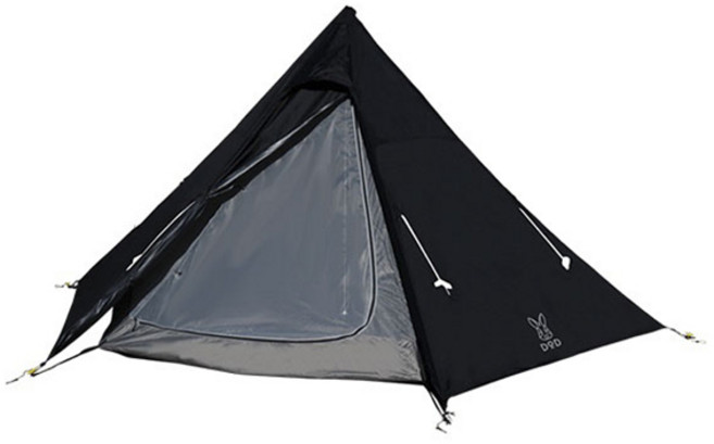 DOPPELGANGEROUTDOOR 輕量帳篷 M, 黑色