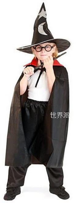 瘋狂派對 哈利波特魔法四件式披風造型組 (萬聖節服裝)