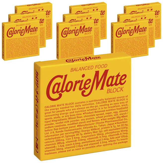 CalorieMate 均衡營養代餐塊 巧克力口味 4入, 10個